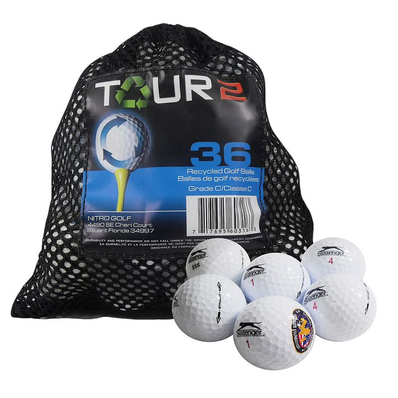 UPC 847755000554 product image for Nitro 36-pk. Tour 2 Slazenger Recycled Golf Balls, Multicolor | upcitemdb.com