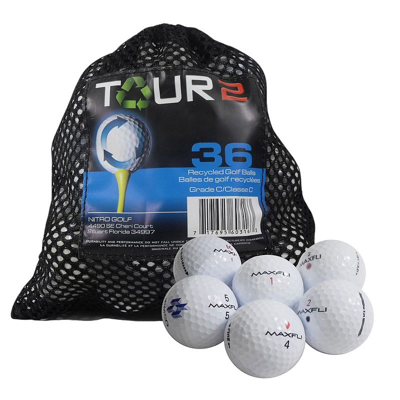 UPC 847755000561 product image for Nitro 36-pk. Tour 2 Maxfli Recycled Golf Balls, Multicolor | upcitemdb.com