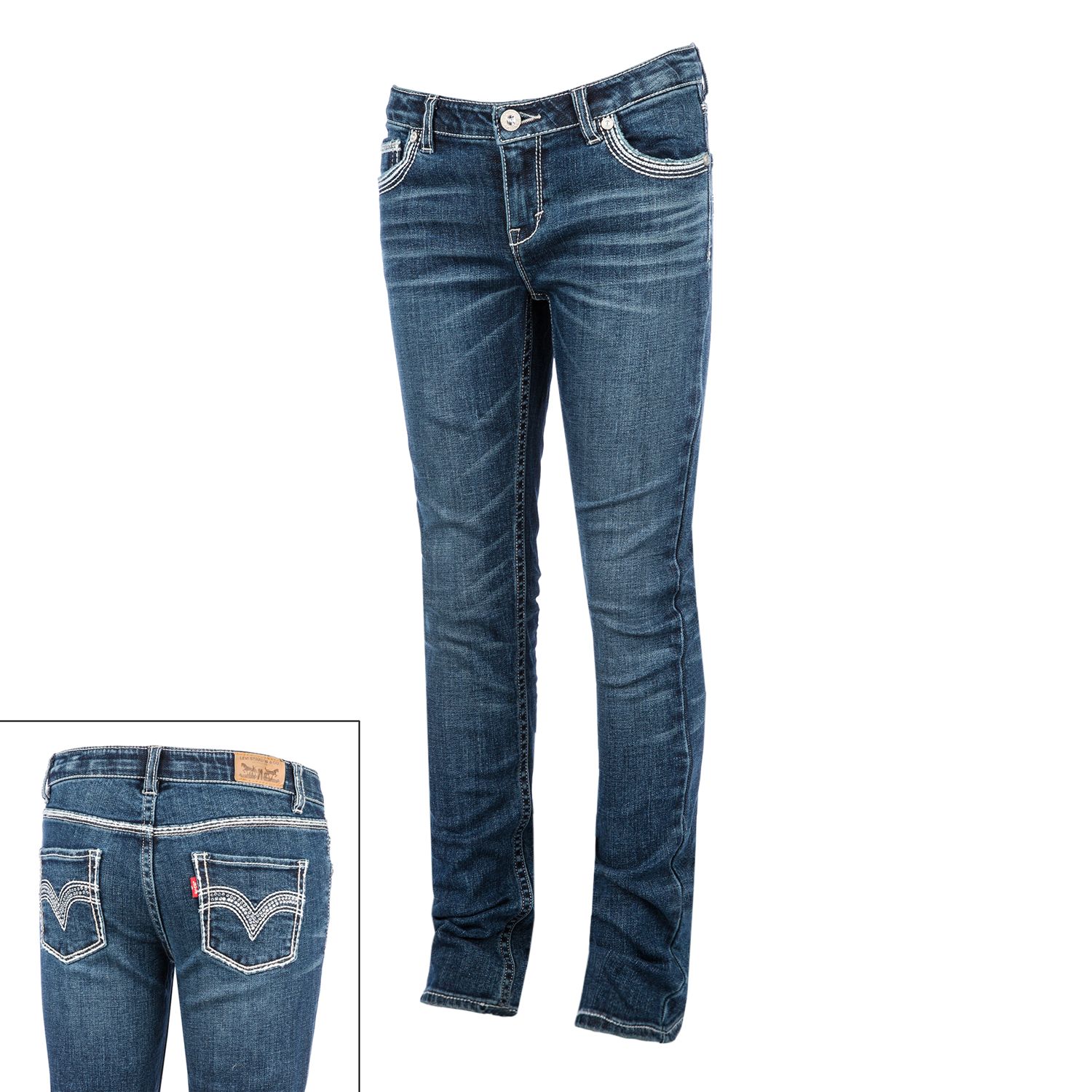 levis rhinestone jeans