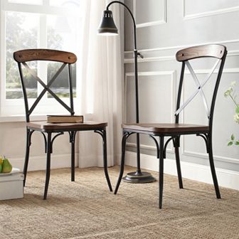 HomeVance Glencoe 2 pc Side Chair Set