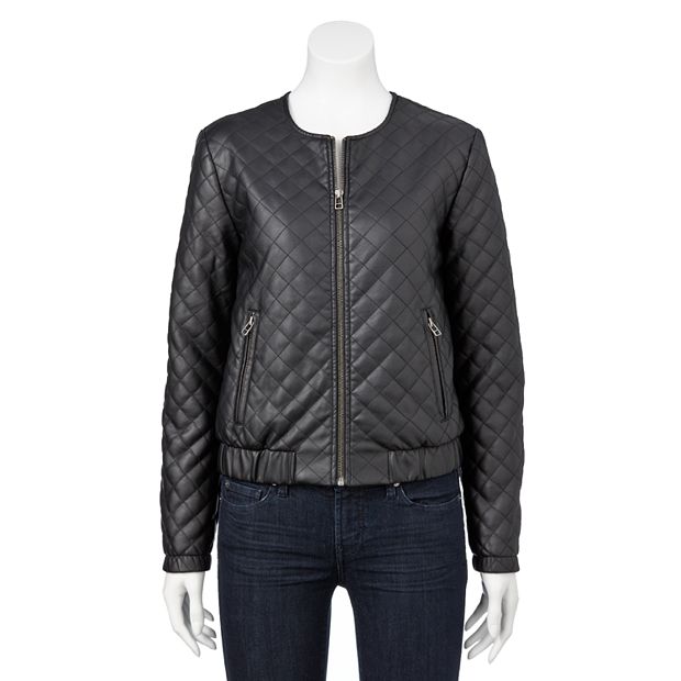 Kohls apt hotsell 9 leather jacket