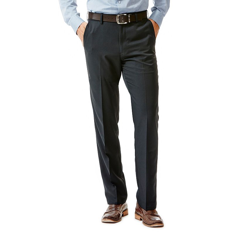 HaggarÂ® Straight-Fit Performance Microfiber Slacks - Men