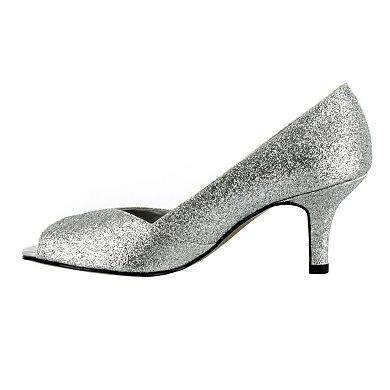 Easy Street Ravish Women's Peep-Toe Dress Heels