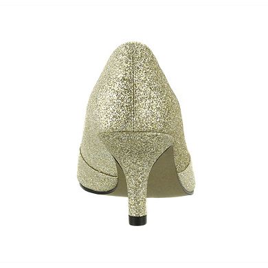 Easy Street Ravish Women's Peep-Toe Dress Heels