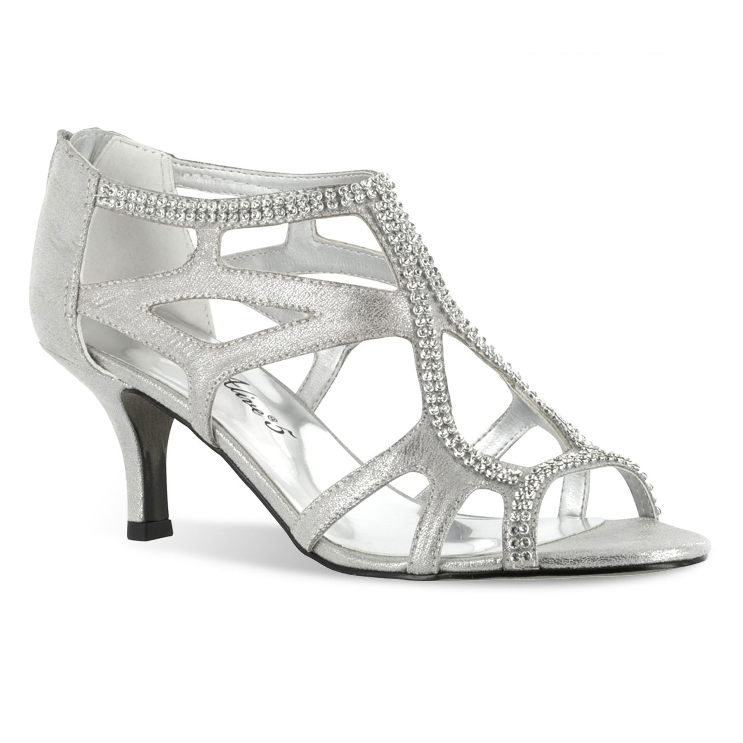 kohls silver dress sandals