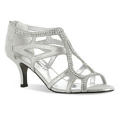 Silver store heels kohls