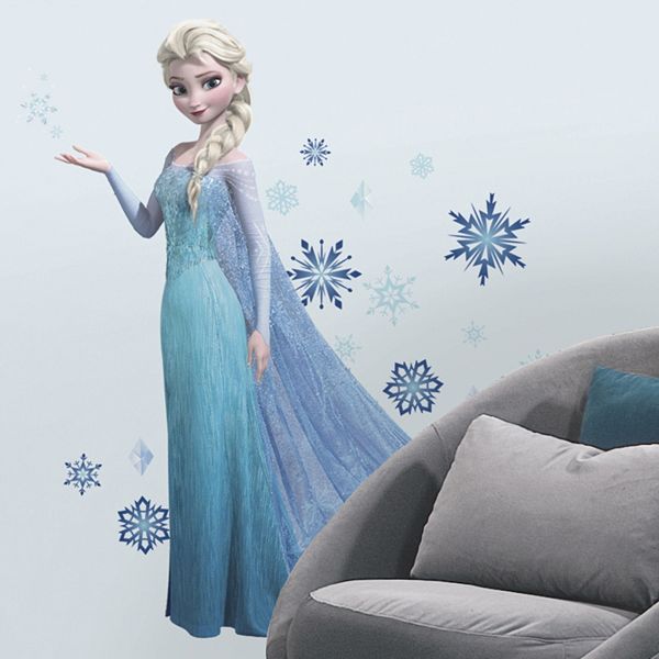 Afwezigheid supermarkt op gang brengen Disney Frozen Elsa Peel & Stick Wall Stickers
