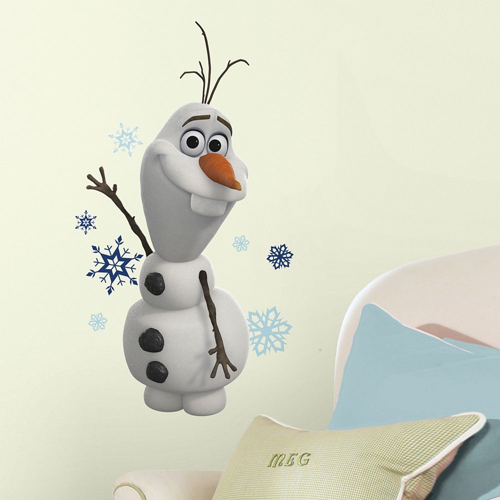 rijstwijn maatschappij Ruwe slaap Disney Frozen Olaf Peel & Stick Wall Stickers