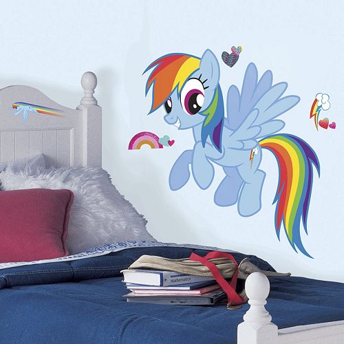 My Little Pony Rainbow Dash Peel and Stick Wall Stickers