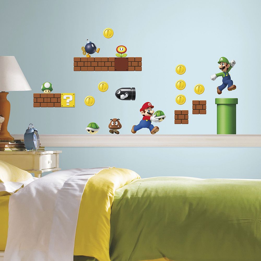 Nintendo Super Mario Peel & Stick Wall Stickers