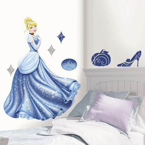 Disney Princess Cinderella Glamour Giant Peel and Stick Wall Stickers