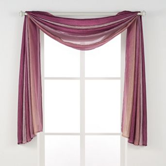 Achim 1-Panel Ombre Window Scarf - 144'' x 50''