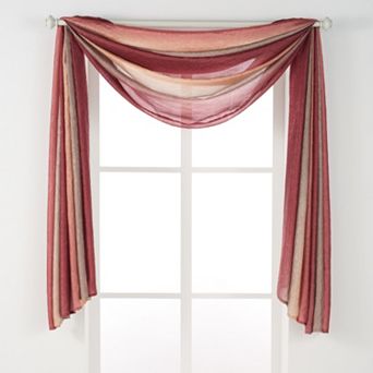 Achim 1-Panel Ombre Window Scarf - 144'' x 50''