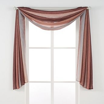 Achim 1-Panel Ombre Window Scarf - 144'' x 50''