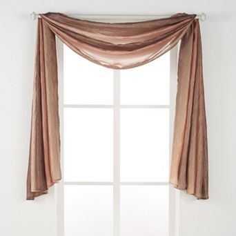 Achim 1-Panel Ombre Window Scarf - 144'' x 50''
