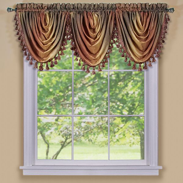 Ombre Waterfall Window Valance - 42'' x 46''