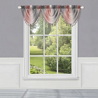 Ombre Waterfall Window Valance - 42'' x 46''