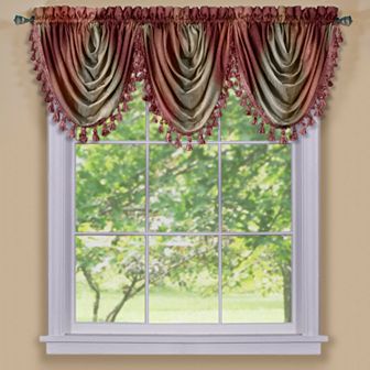 Ombre Waterfall Window Valance - 42'' x 46''