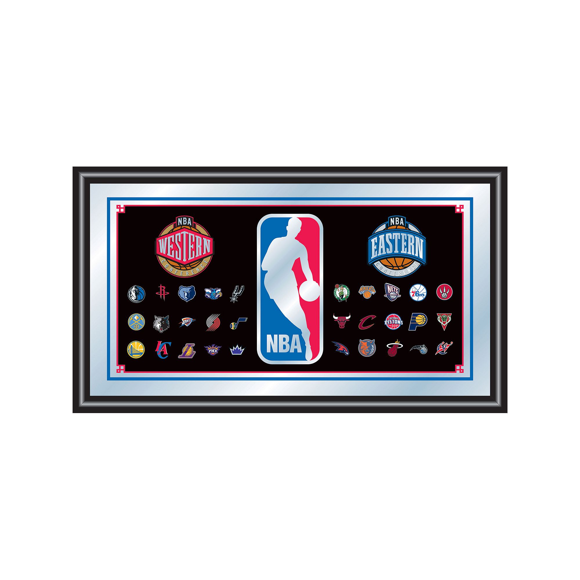 NBA Framed Logo Wall Art, Nba Team
