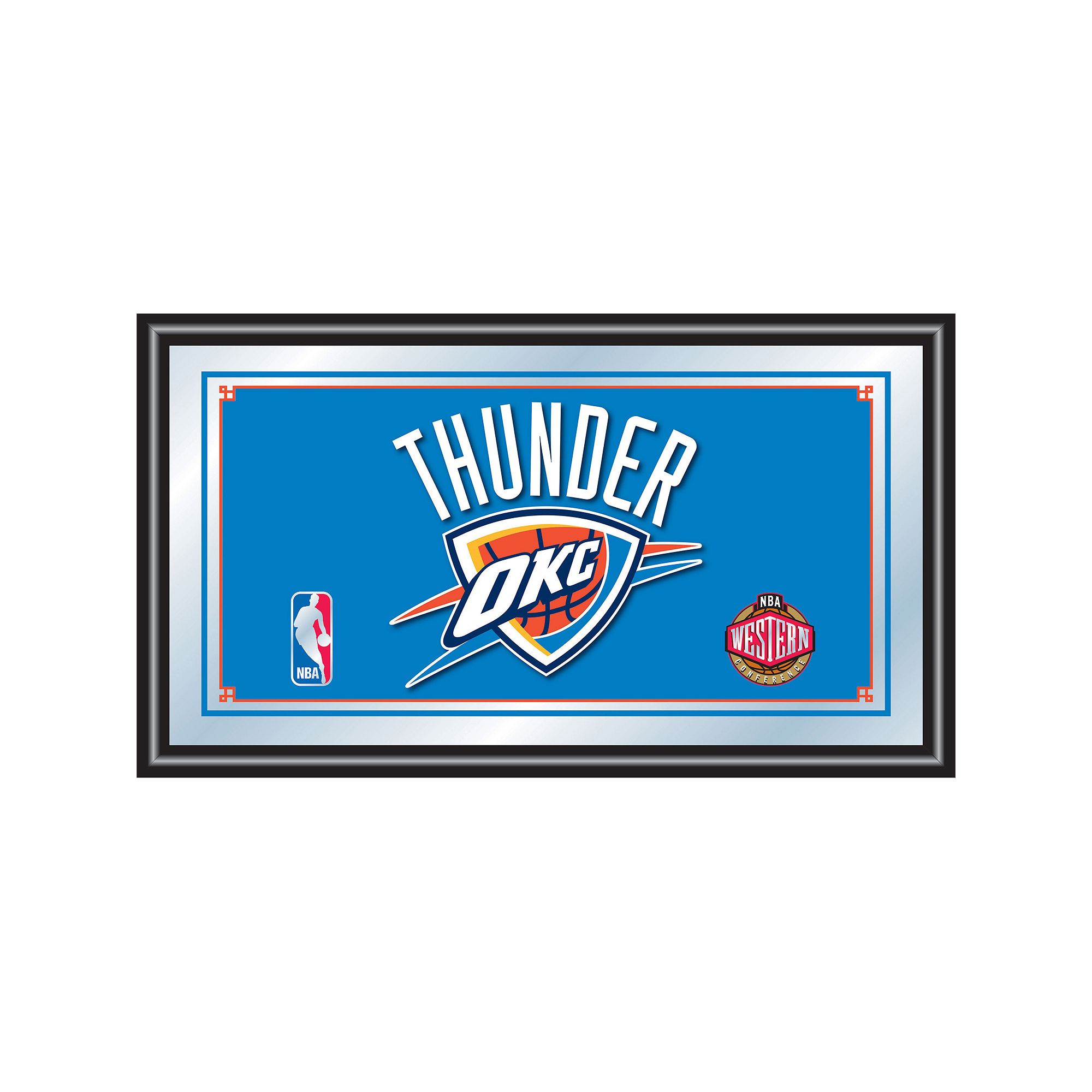 Oklahoma City Thunder Framed Logo Wall Art, Team