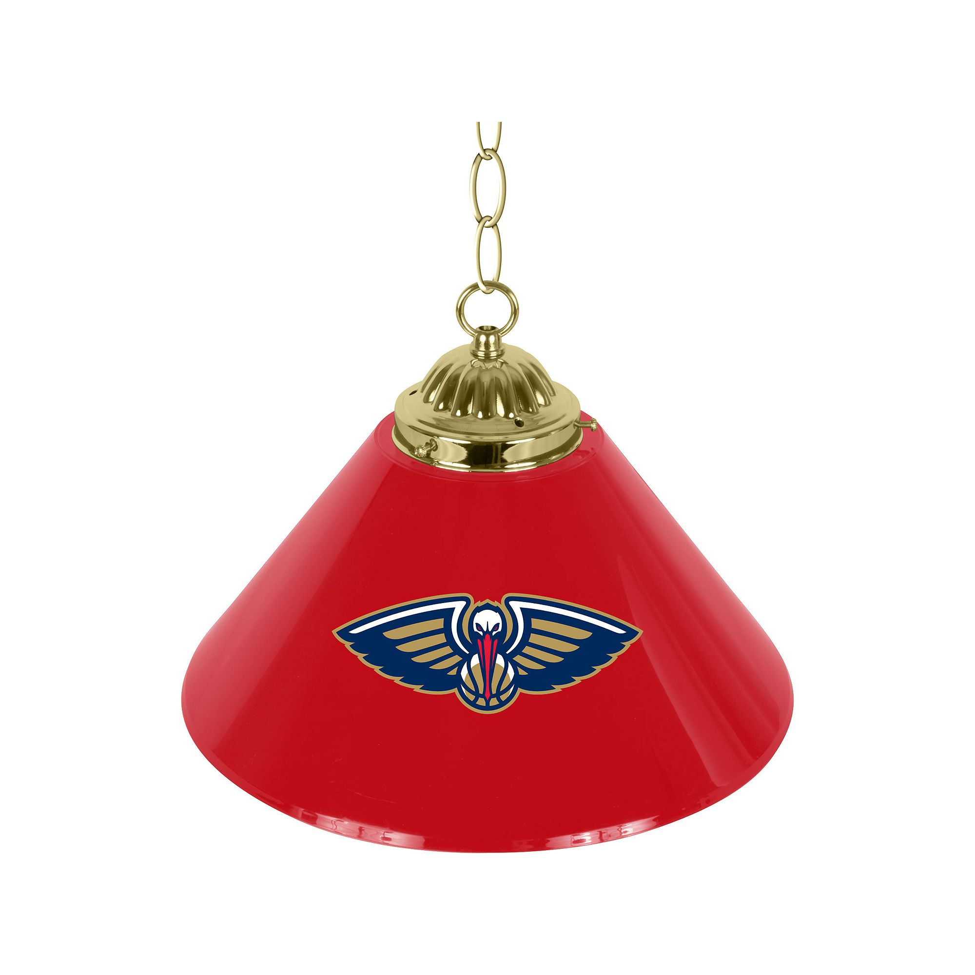 New Orleans Pelicans Single-Shade 14 Bar Lamp, Pel Team