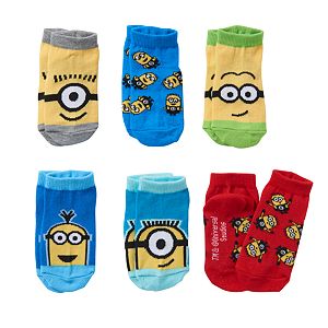 Despicable Me Minion 6-pk. Low-Cut Socks - Toddler