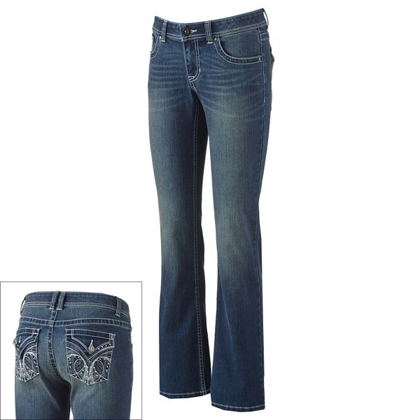 Apt. 9 Tummy Control 2-button Boot Cut Size 10 Women's Jeans