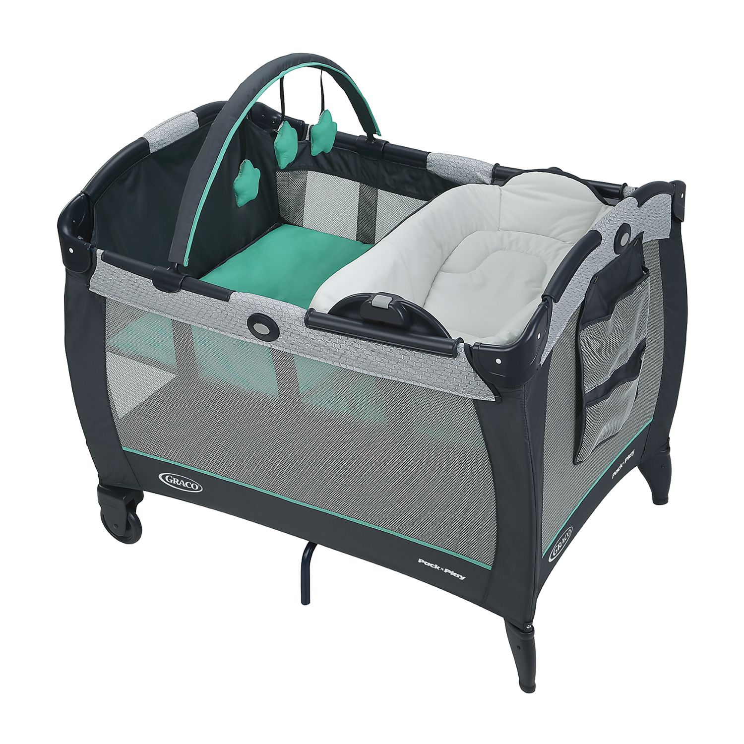 graco pack n play grey