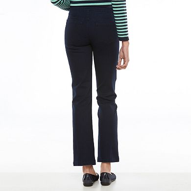 Petite Gloria Vanderbilt Avery Straight-Leg Pull-On Jeans