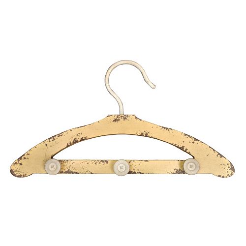 Sheffield Home 3-Hook Clothes Hanger Wall Décor