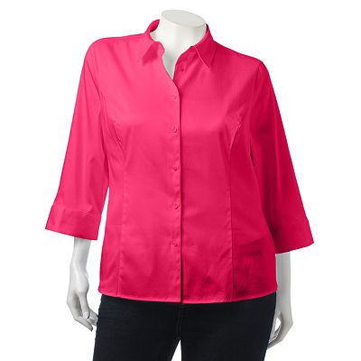 apt 9 dress shirt womens Plus Size Apt. 9® Shirt