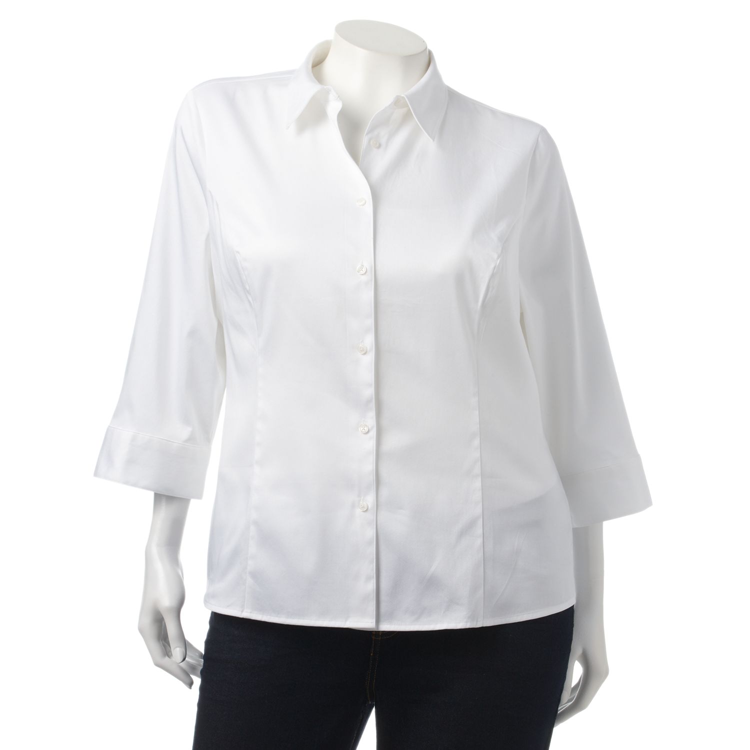 black dress shirt womens plus size