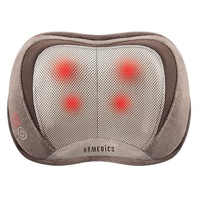 HoMedics Shiatsu Elite 3D Shiatsu Vibration Massage Pillow with Heat