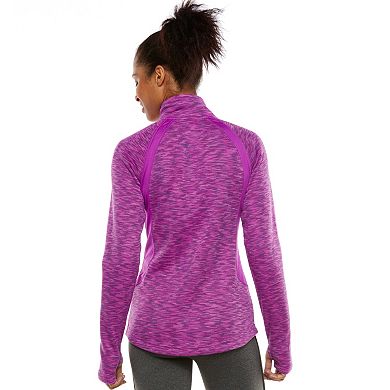 Women's Tek Gear® Space-Dye Fleece-Lined Workout Jacket