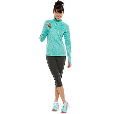 Women's Tek Gear¨ Space-Dye Fleece-Lined Workout Jacket