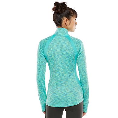 Women's Tek Gear® Space-Dye Fleece-Lined Workout Jacket
