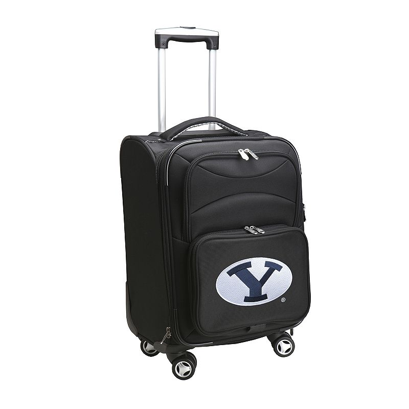 Brigham Young Cougars 20-in. Expandable Spinner Carry-On, Black, 20WHEL 
