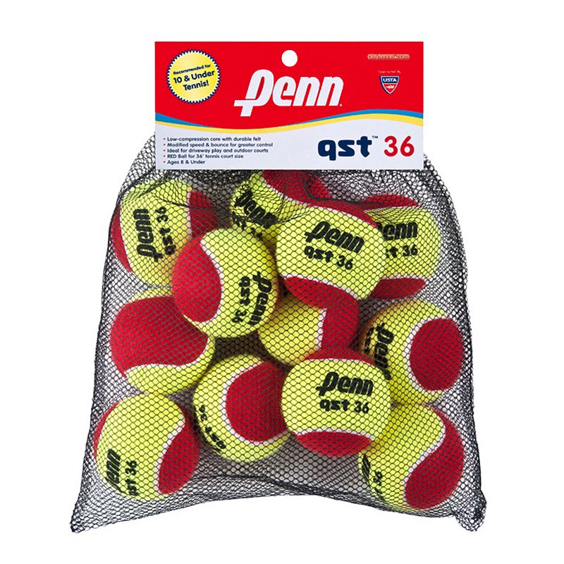 UPC 072489219174 product image for Penn QST 36 Felt Reduced Speed 12-Ball Mesh Bag - Youth, Multicolor | upcitemdb.com