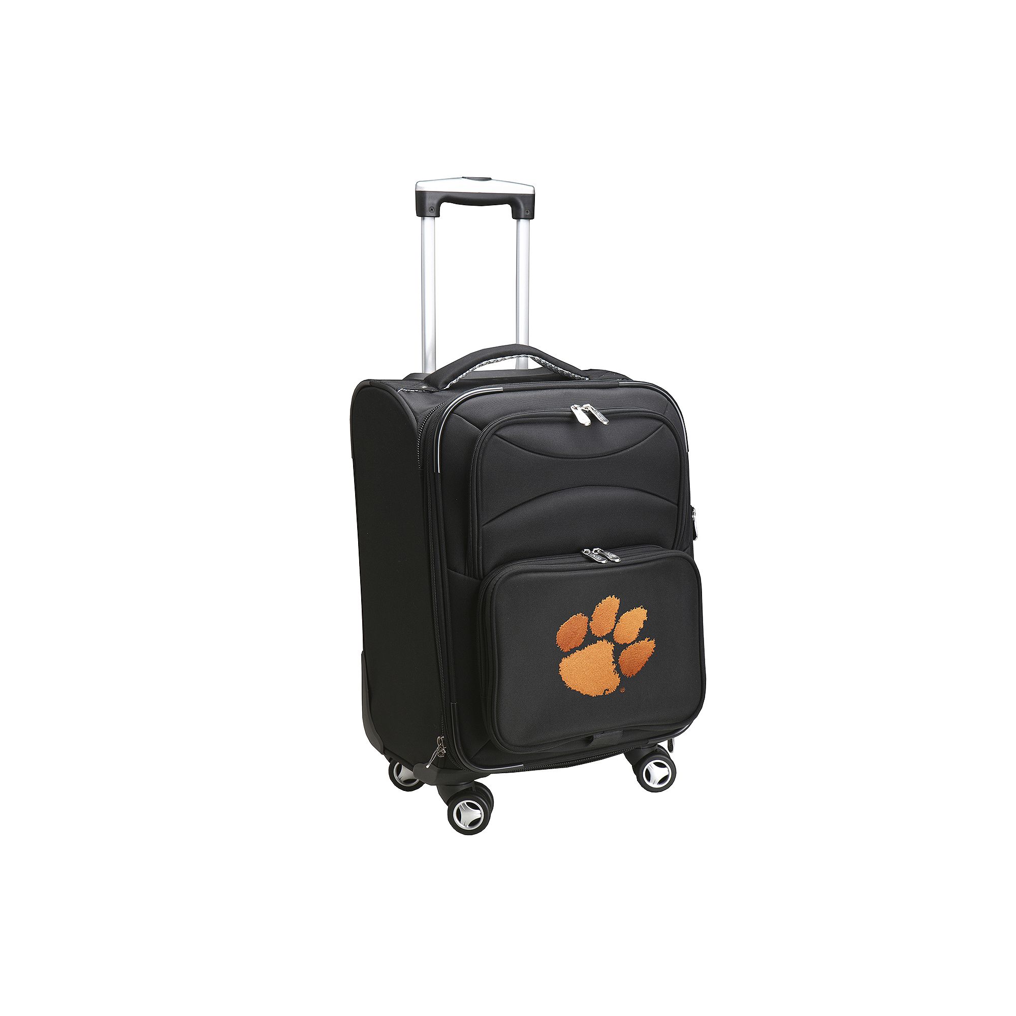 Clemson Tigers 20-in. Expandable Spinner Carry-On, Black