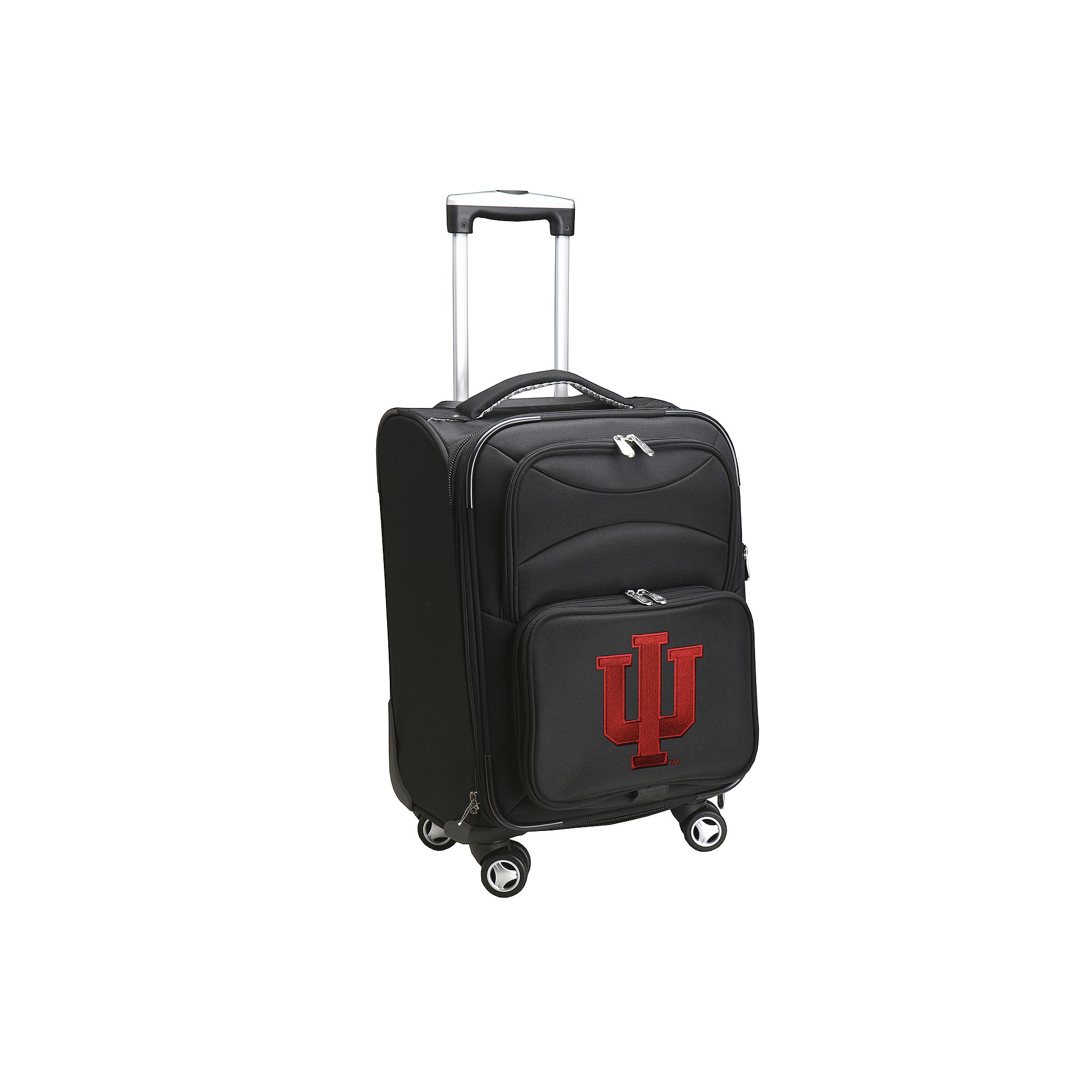 Indiana Hoosiers 20-in. Expandable Spinner Carry-On, Black