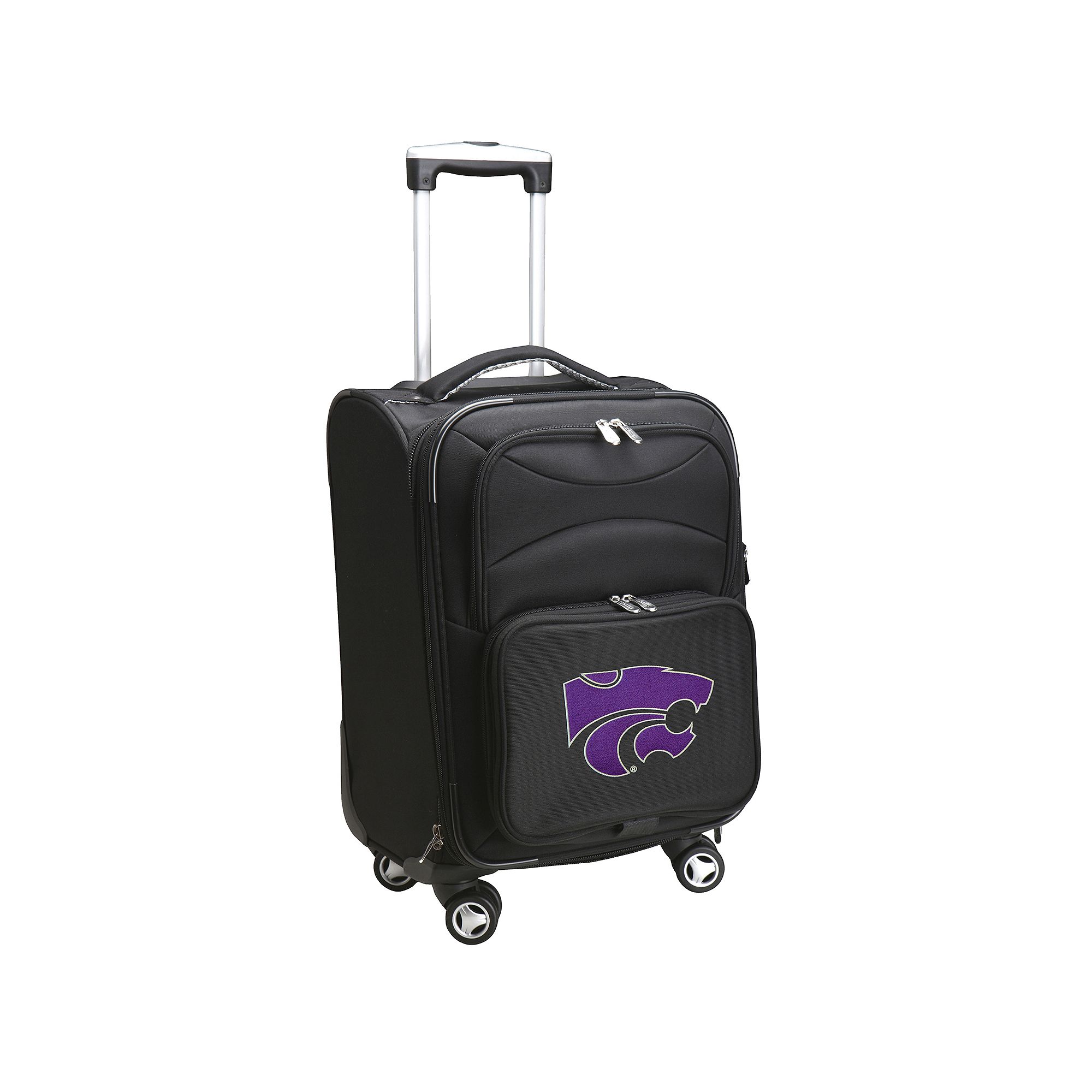 Kansas State Wildcats 20-in. Expandable Spinner Carry-On, Black
