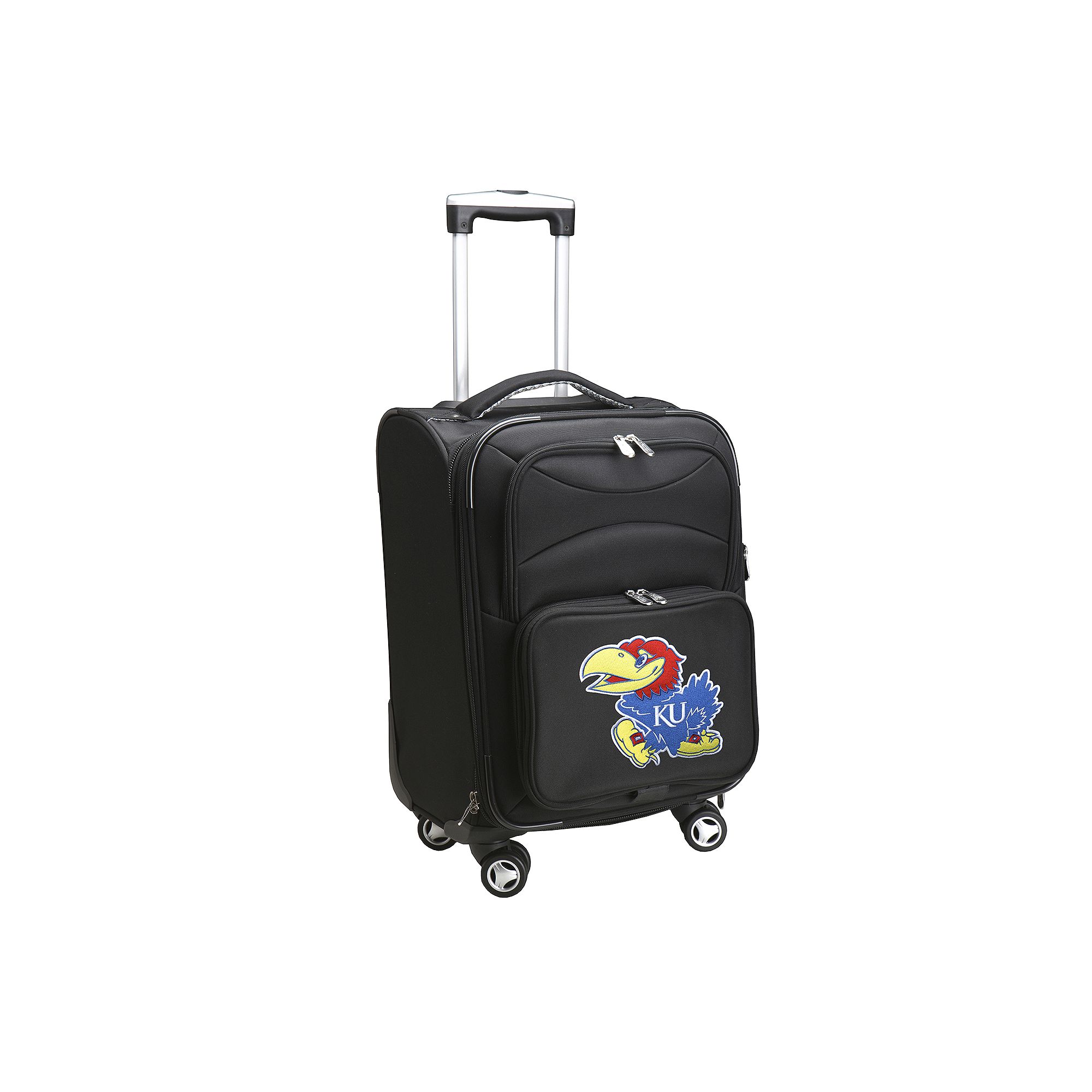 Kansas Jayhawks 20-in. Expandable Spinner Carry-On, Black