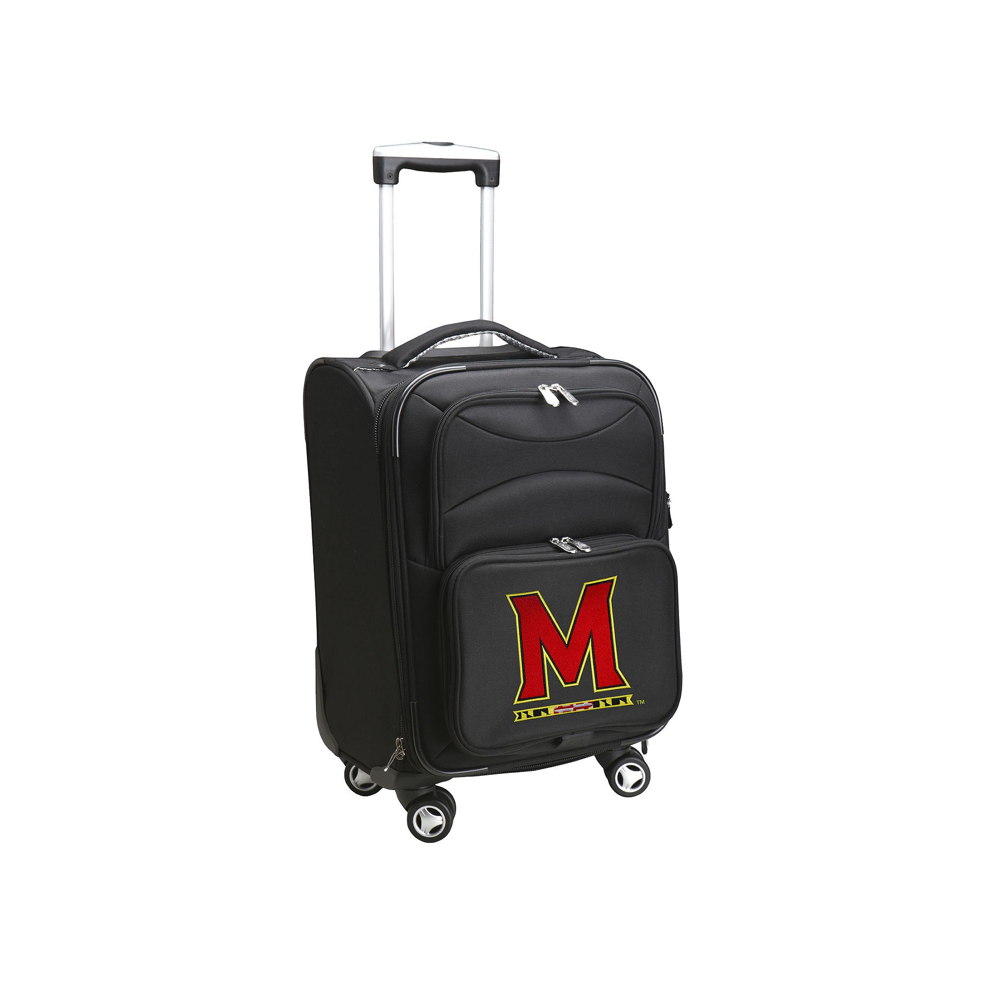 Maryland Terrapins 20-in. Expandable Spinner Carry-On, Black