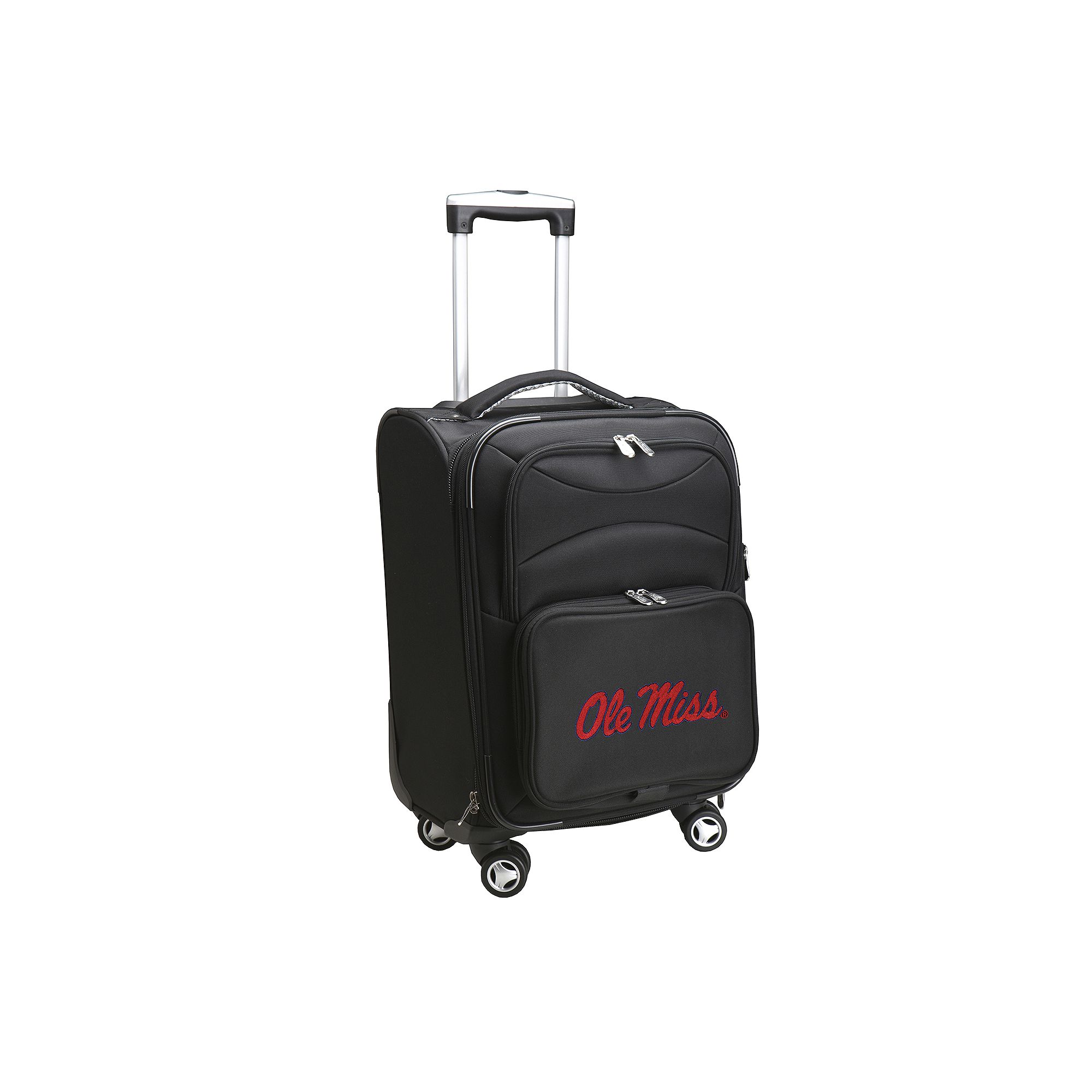 Ole Miss Rebels 20-inch Expandable Spinner Carry-On, Black