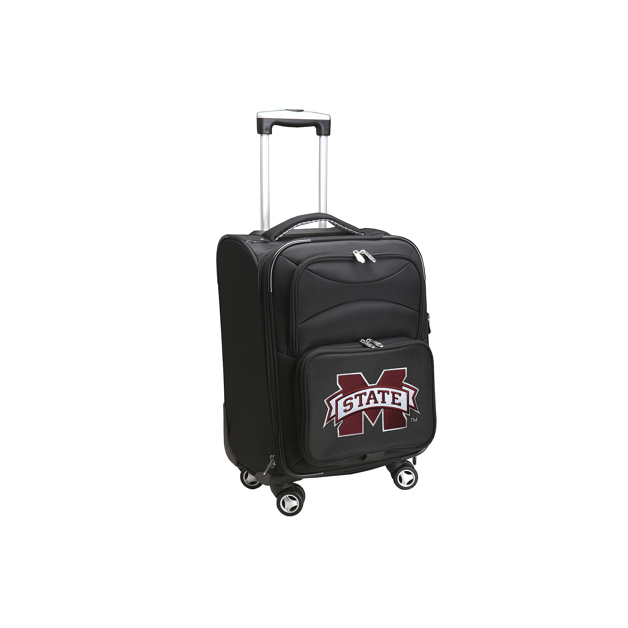 Mississippi State Bulldogs 20-in. Expandable Spinner Carry-On, Black