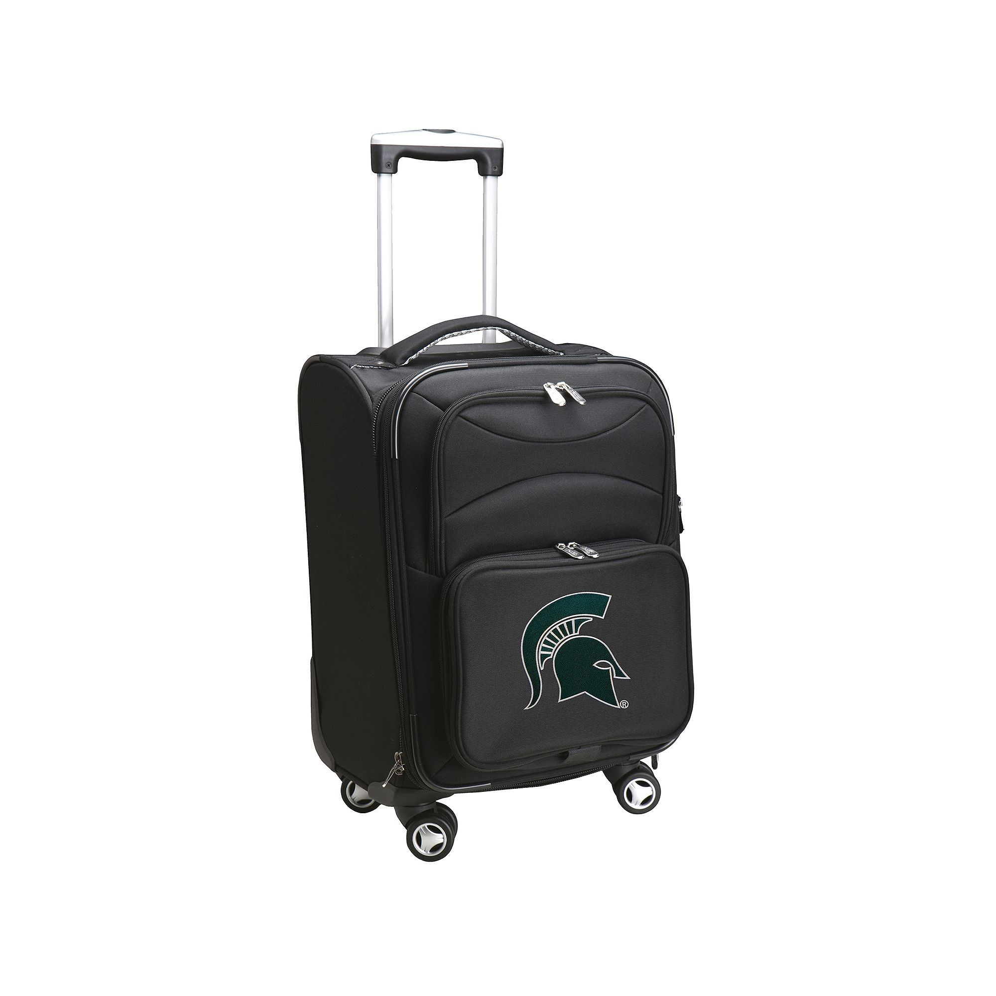 Michigan State Spartans 20-in. Expandable Spinner Carry-On, Black