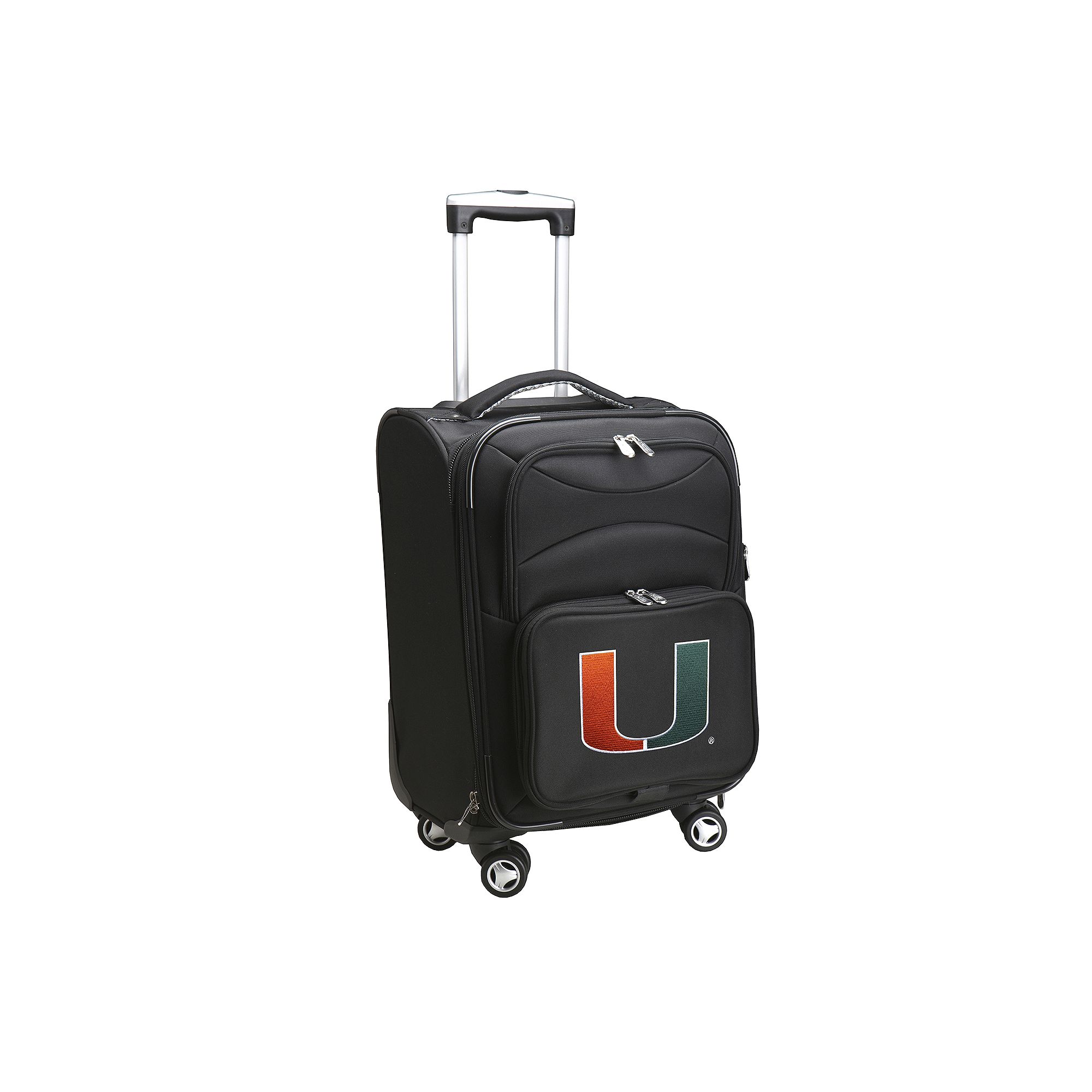 Miami Hurricanes 20-in. Expandable Spinner Carry-On, Black