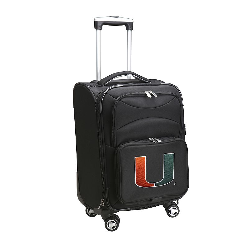Miami Hurricanes 20-in. Expandable Spinner Carry-On, Black, 20WHEL Co