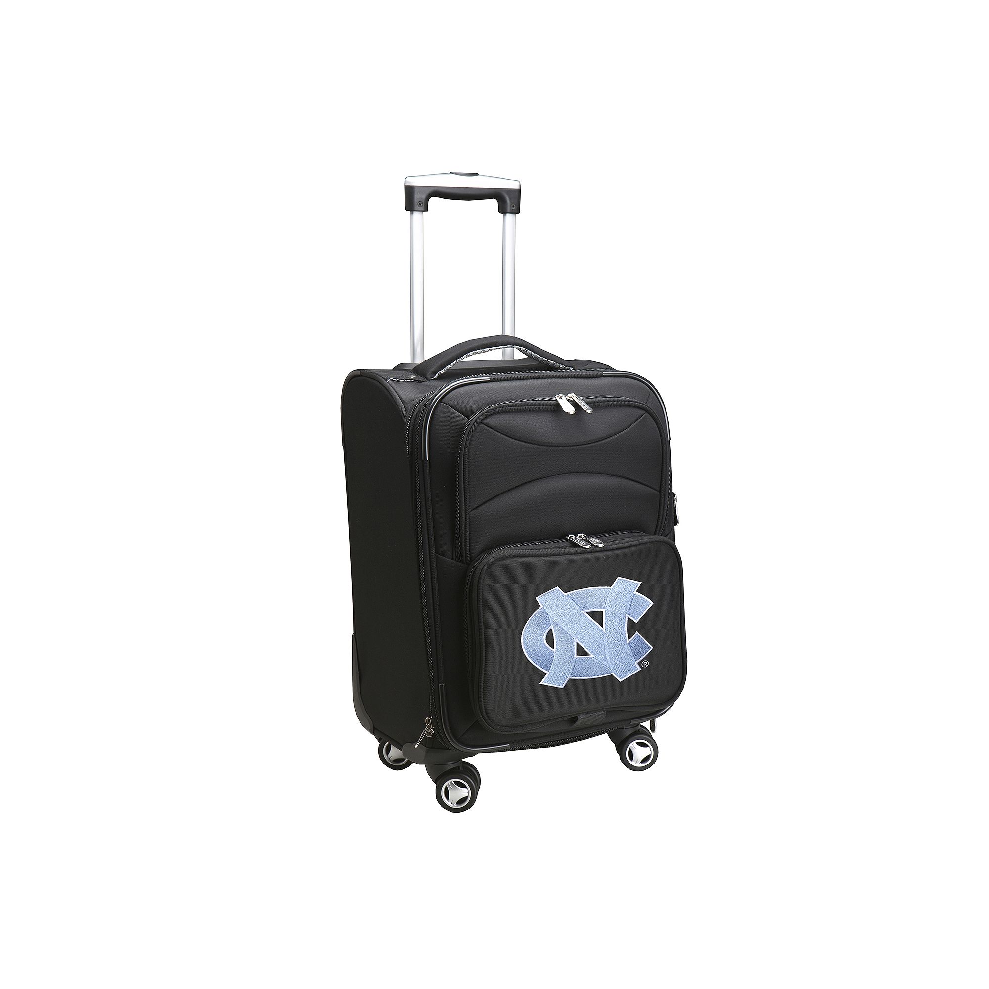 North Carolina Tar Heels 20-in. Expandable Spinner Carry-On, Black