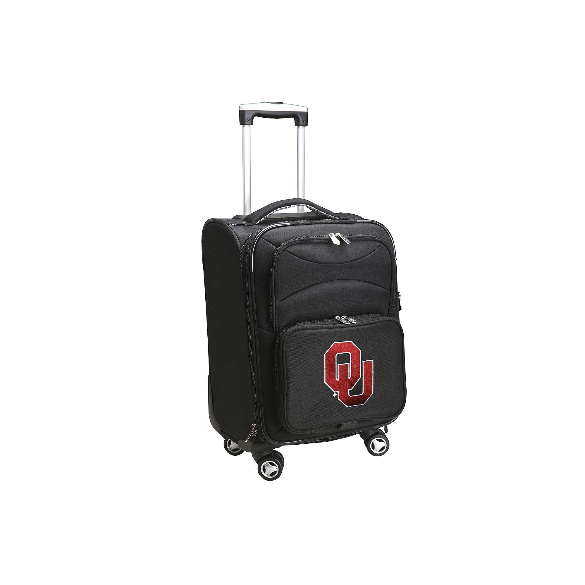 Oklahoma Sooners 20-in. Expandable Spinner Carry-On, Black